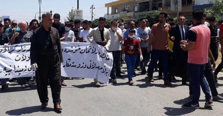 مظاهرات اقليم كردستان
