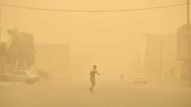 العجاج إيران مركزي تلوث