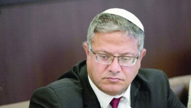 الكشف عن خلية لاغتيال وزير الأمن الإسرائيلي ايتمار بن غفير