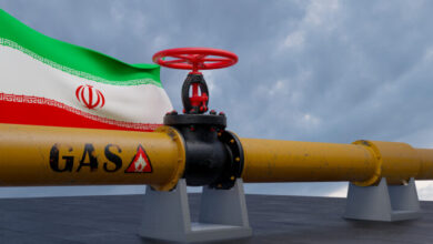 صادرات الغاز الإيرانية