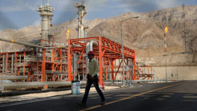 صادرات إيران الغاز الطبيعي المسال