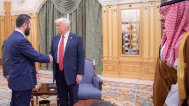 لقاء الشرع وترامب السعودية