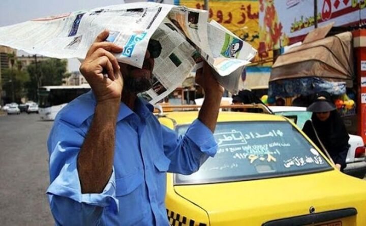 ارتفاع درجات الحرارة إيران