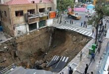 الانخساف الأرضي في طهران