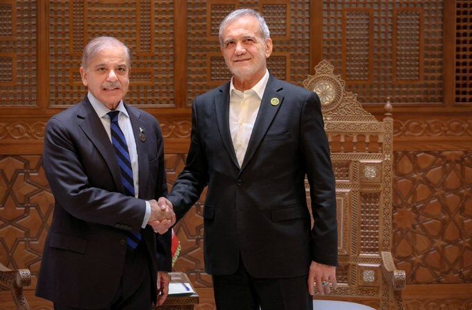 إيران وباكستان بزشكيان وشريف