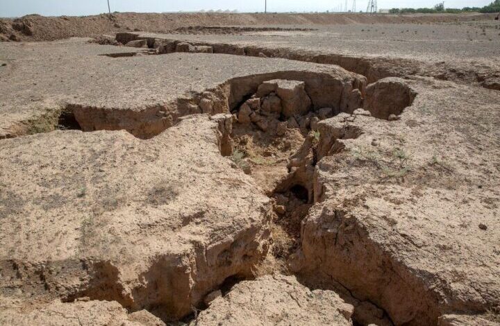 الانخساف الأرضي في كردستان إيران