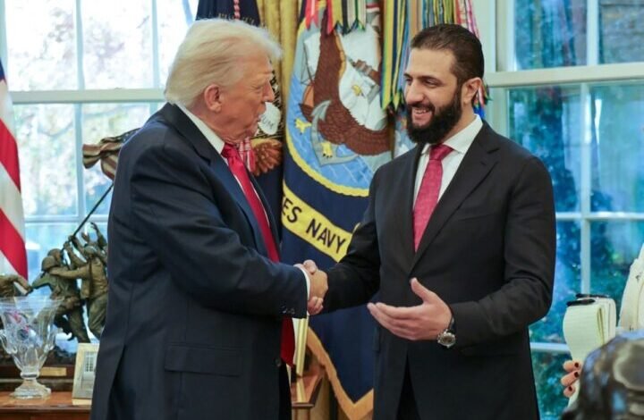 إسرائيل وسوريا الشرع وترامب