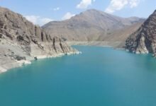 المياه في السدود الإيرانية
