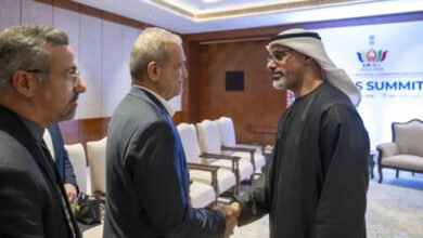 الرئيس الإيراني والإماراتي بريكس