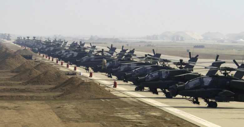 ورود 108 کامیون تجهیزات و مهمات نظامی امريكايي به پایگاه نظامی عین
