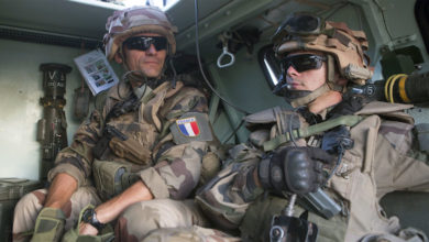 سرباز فرانسوی در سوریه