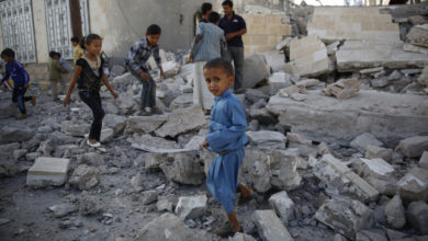 جنگ یمن کودک