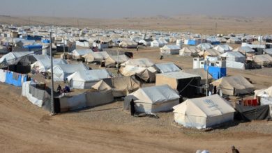 اردوگاه آوارگان حمام العلیل کردستان