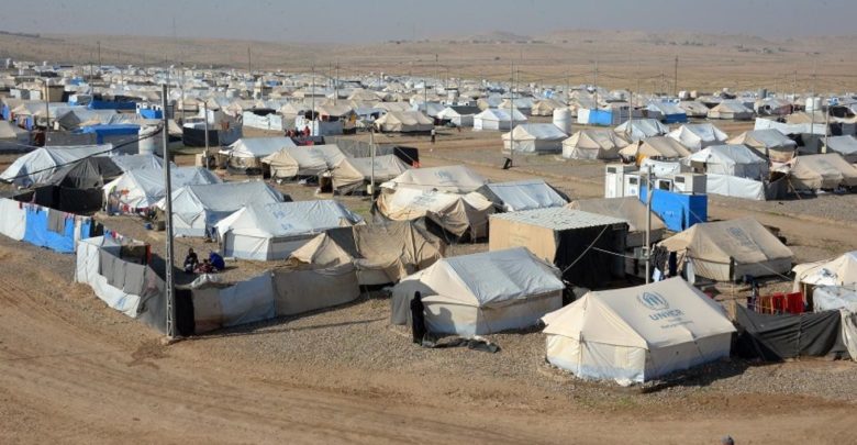 اردوگاه آوارگان حمام العلیل کردستان