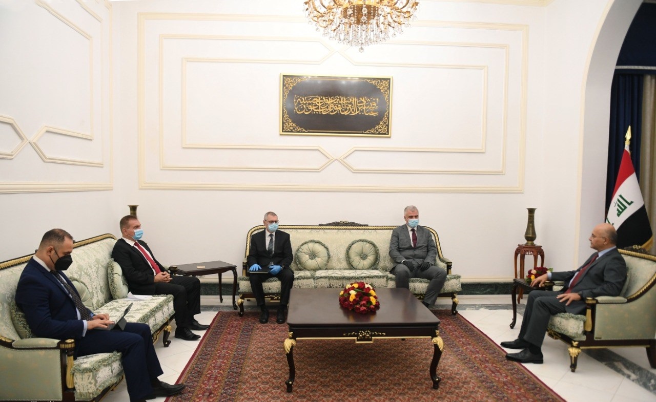 برهم صالح + سفیر روسیه