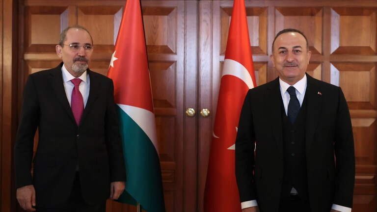 وزرای امور خارجه ترکیه و اردن