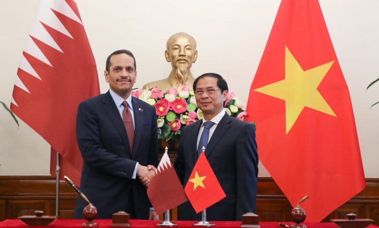 وزیر خارجه قطر در ویتنام