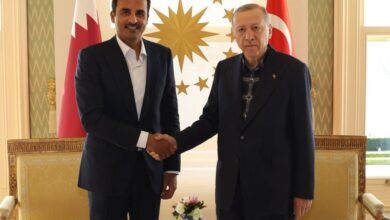 امیر قطر و رئیس جمهور ترکیه