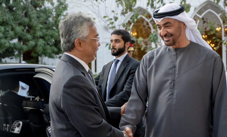 پادشاه مالزی محمد بن زاید
