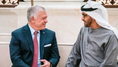 رئیس امارات و پادشاه اردن