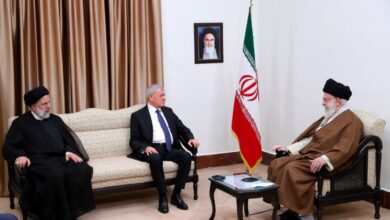 رئیس جمهور عراق رهبر ایران