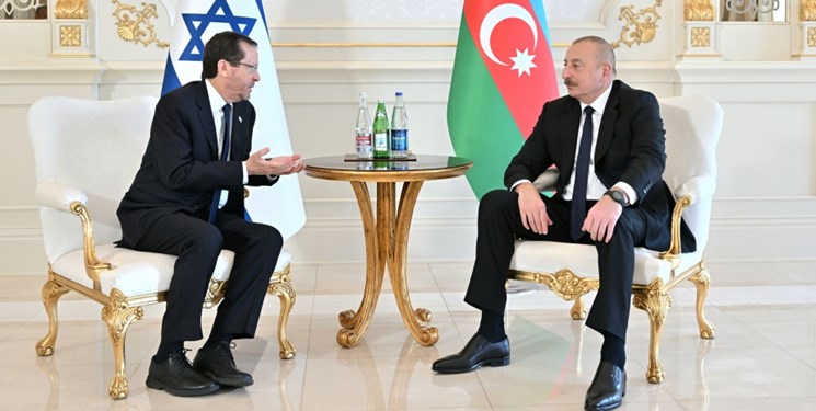 رئیس جمهور آذربایجان و رئیس اسرائیل