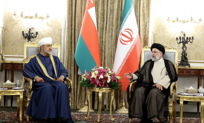 رئیس جمهور ایران و سلطان عمان