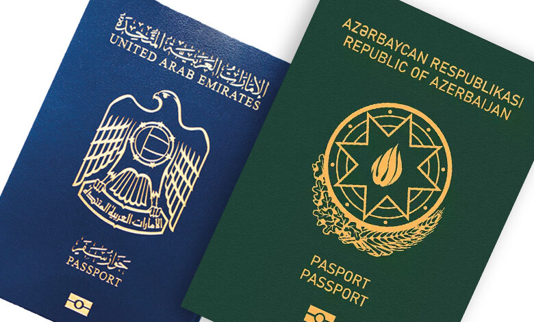 گذرنامه امارات و آذربایجان