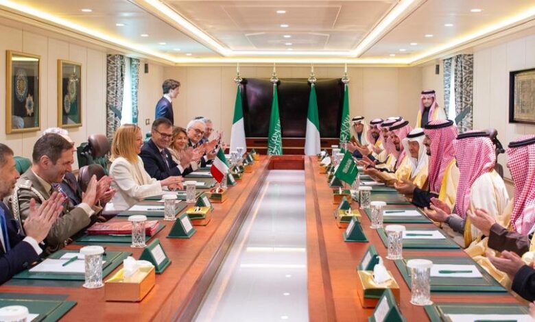 محمد بن سلمان و جورجیا ملونی