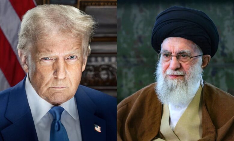 خامنه‌ای و ترامپ
