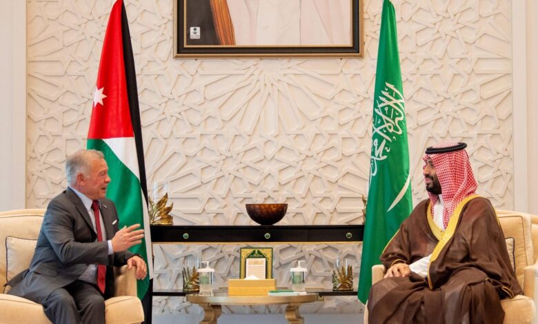 بن سلمان و پادشاه اردن