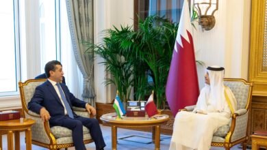 محمد بن عبدالرحمن آل ثانی و بختیار سعیدوف